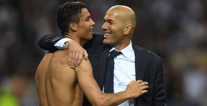 Throwback to Zinedine Zidane Awing Over Cristiano Ronaldo’s Brilliance