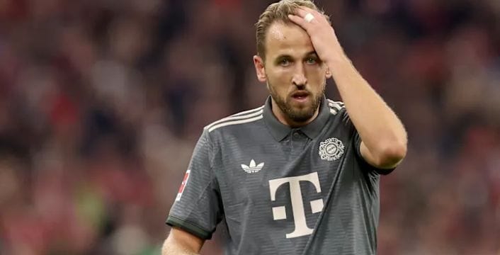 Harry Kane of Bayern Munich