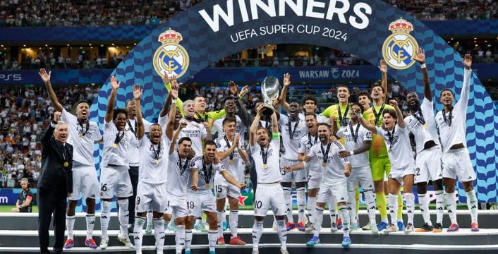 Real Madrid squad, which includes Jesus Vallejo