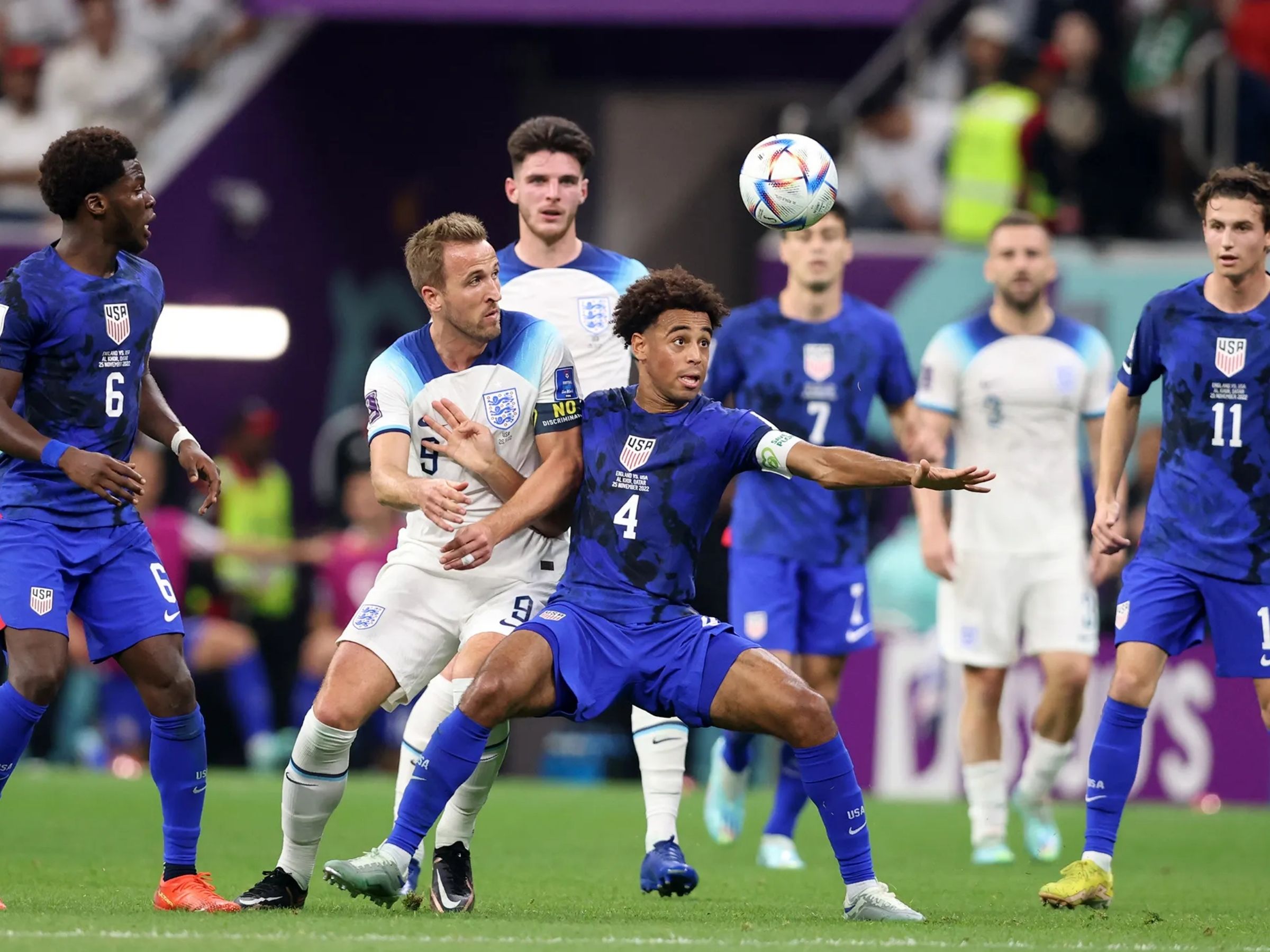 England vs USA