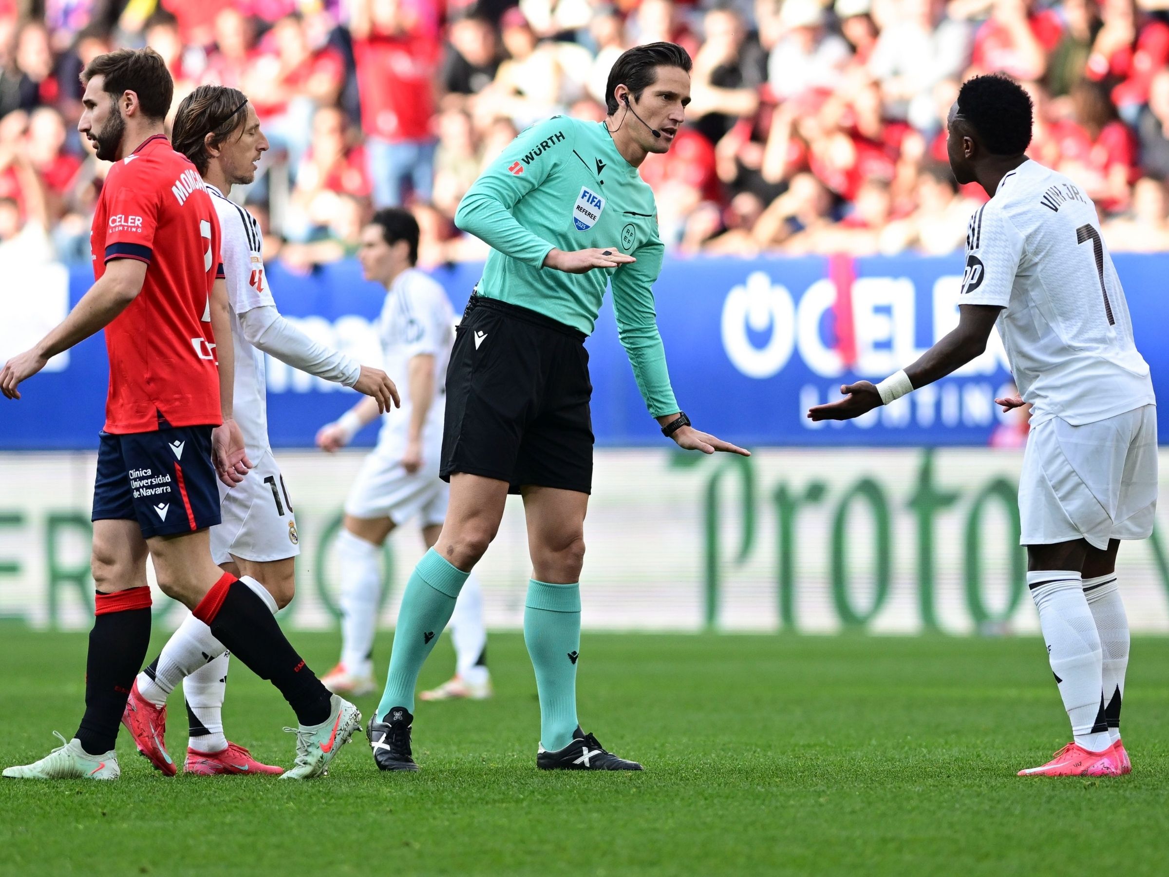 Vinicius Junior Red Card
