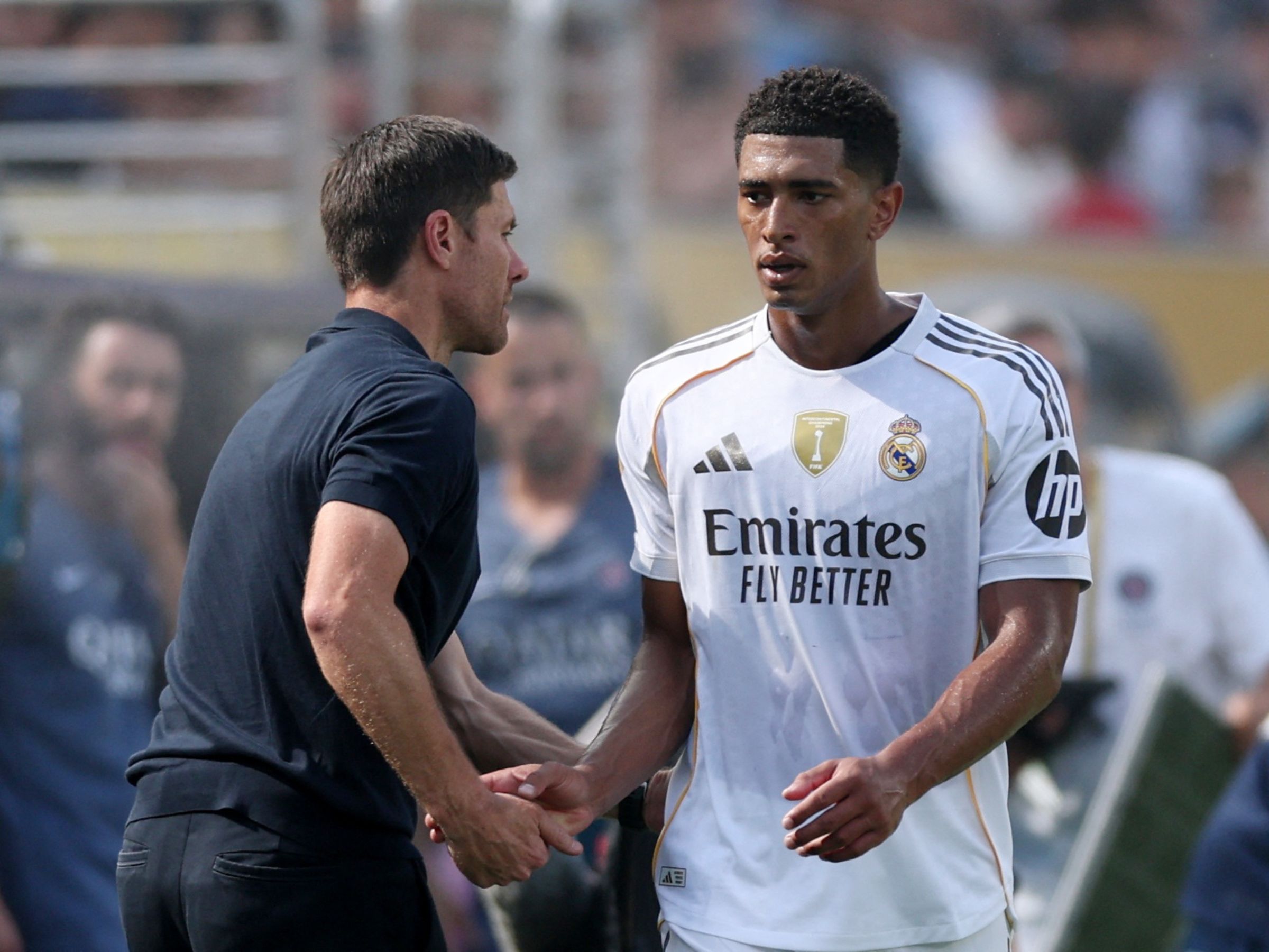 Jude Bellingham and Xabi Alonso